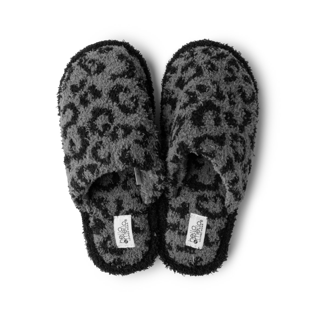 Charcoal / L/Xl Cat Nap Slippers Hello Mello Apparel & Accessories - Socks - Slippers - Adult - Womens