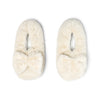 Ivory / S/M (5-7) Cuddlers Heated Slippers Hello Mello Apparel & Accessories - Socks - Slippers - Adult - Womens