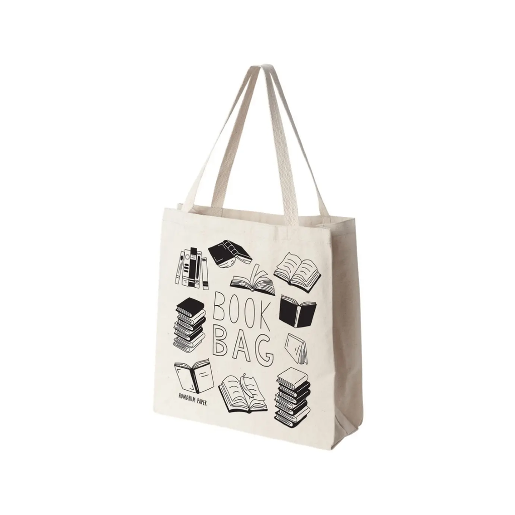 Book Bag Tote Bag Humdrum Paper Apparel & Accessories - Bags - Reusable Shoppers & Tote Bags