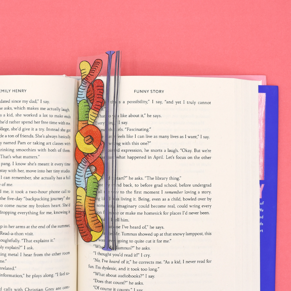 Baggie Of Sour Gummies Bookmark Humdrum Paper Books