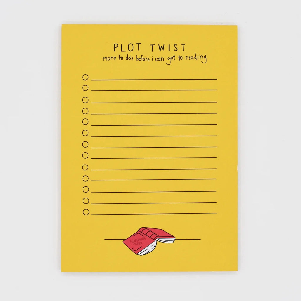 Plot Twist Notepad Humdrum Paper Books - Blank Notebooks & Journals - Notepads