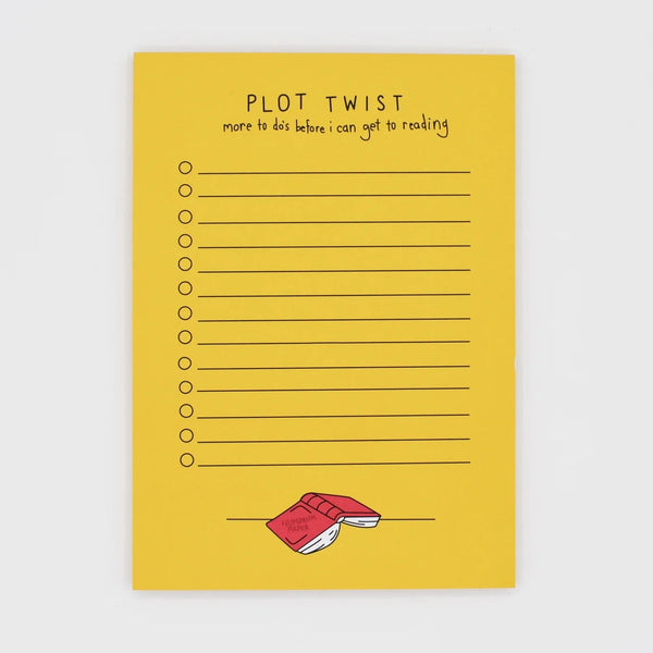Plot Twist Notepad Humdrum Paper Books - Blank Notebooks & Journals - Notepads