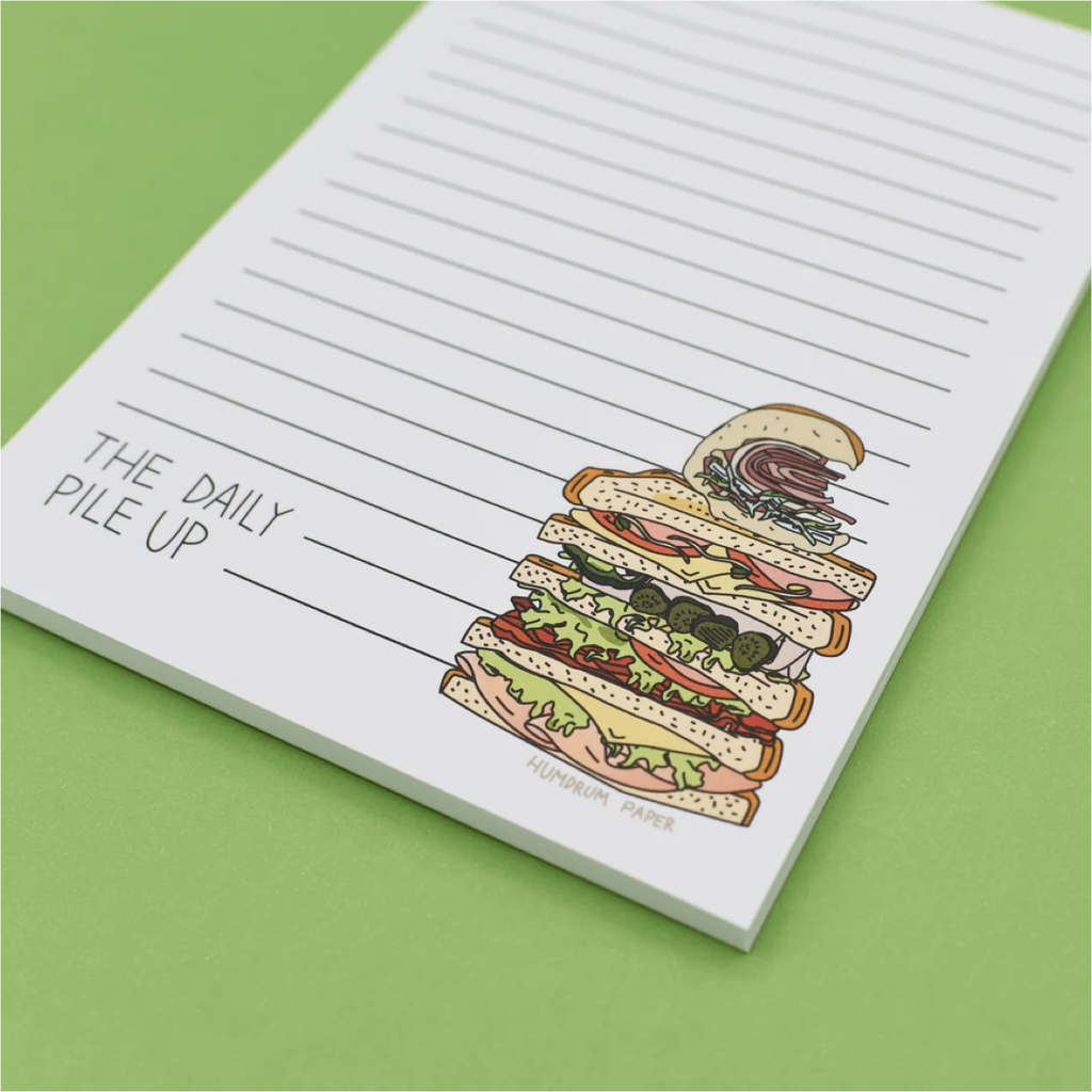 The Daily Pile Up Notepad Humdrum Paper Books - Blank Notebooks & Journals - Notepads