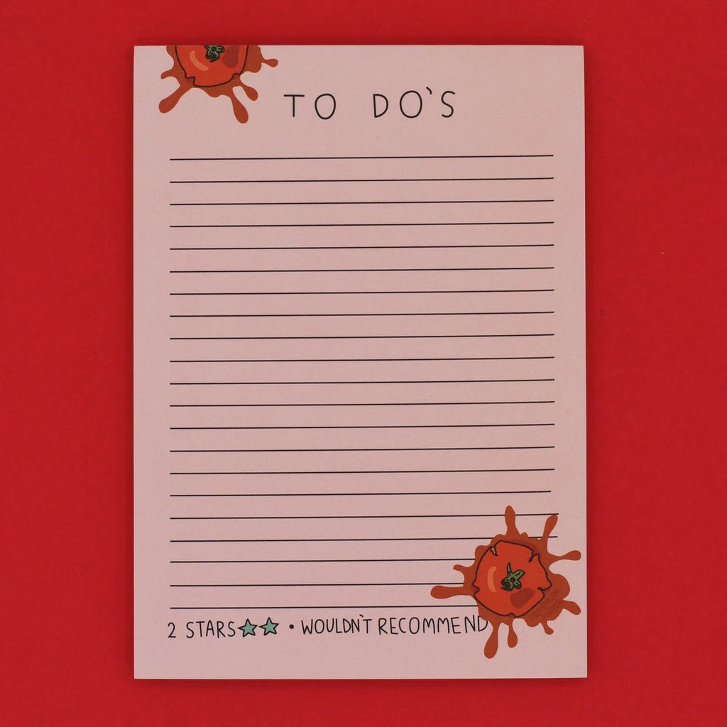 To Dos 2 Stars Wouldn't Recommend Notepad Humdrum Paper Books - Blank Notebooks & Journals - Notepads