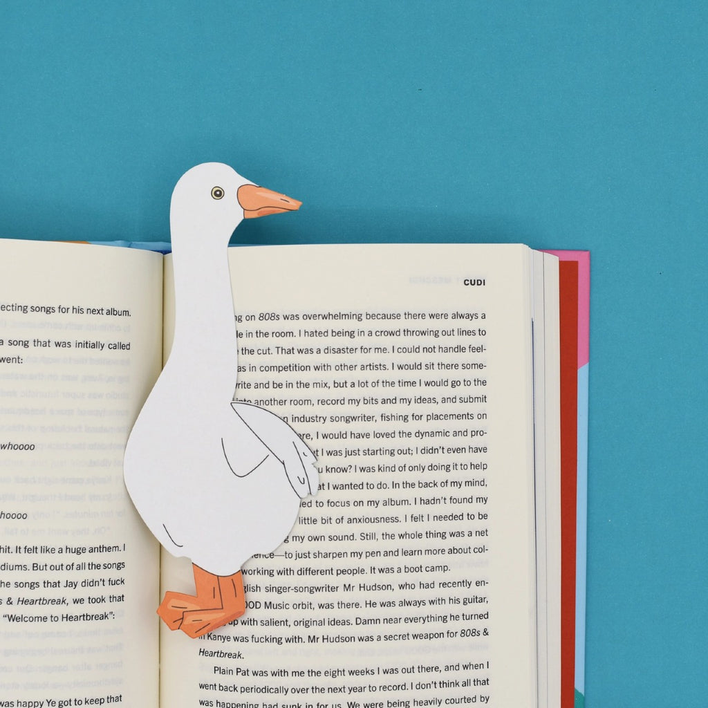 Silly Goose Bookmark Humdrum Paper Books - Bookmarks