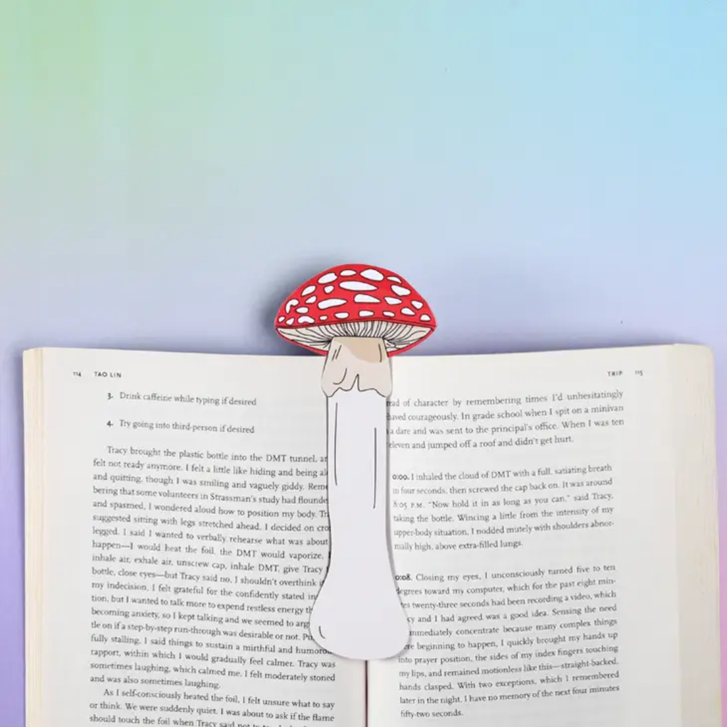 Mushroom Bookmark Humdrum Paper Books