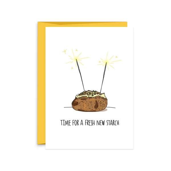 Fresh New Starch Blank Card Humdrum Paper Cards - Any Occasion