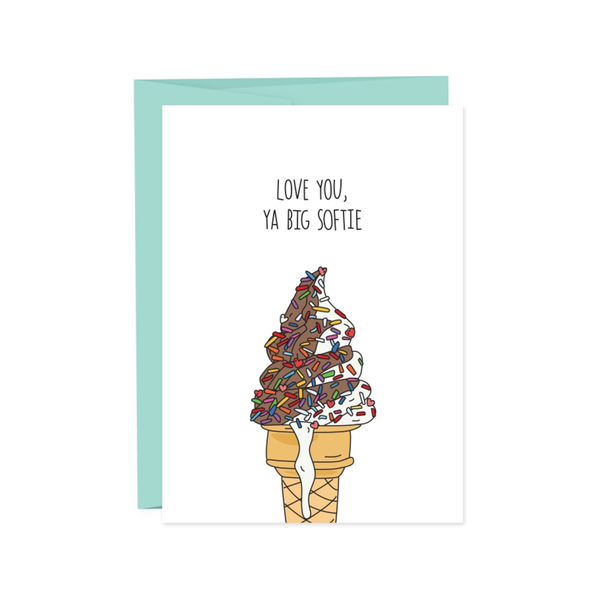 Big Softie Love Card Humdrum Paper Cards - Love