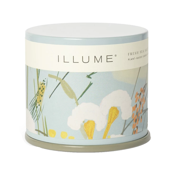Fresh Sea Salt Vanity Tin Candle - New Illume Home - Candles