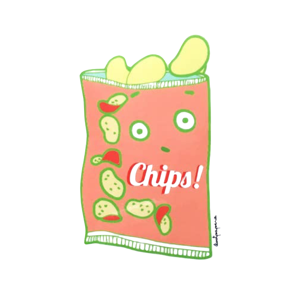 Bag of Chips Sticker ILOOTPAPERIE Impulse - Decorative Stickers