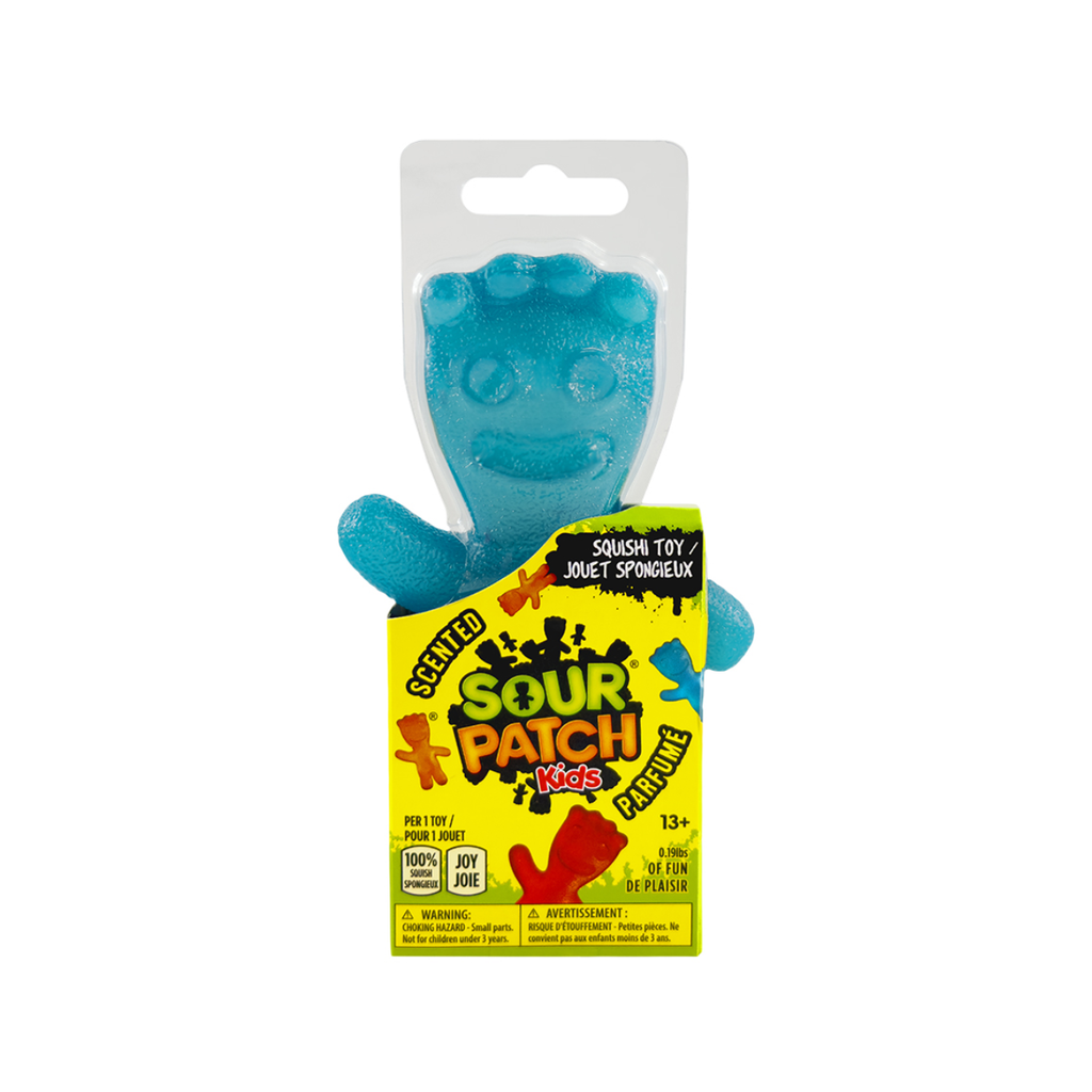 Blue Raspberry Squishi Sour Patch Kids Incredible Group Toys & Games