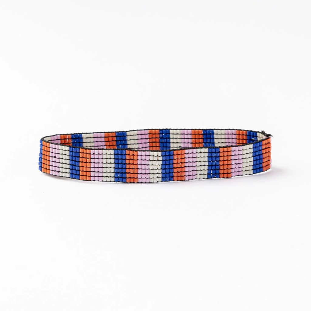 Lapis Coral Alex Beaded Stretch Bracelet Ink & Alloy Jewelry - Bracelet