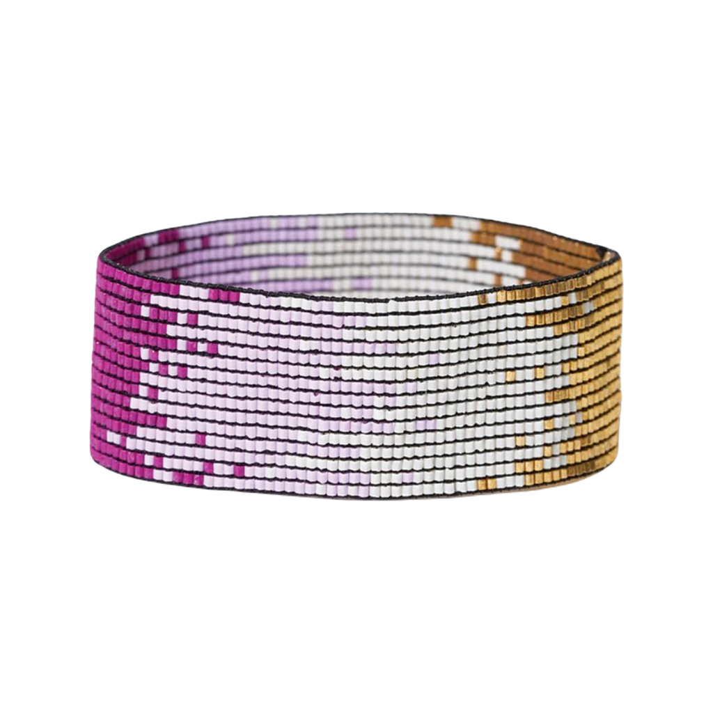 Magenta/Gold Kenzie Bracelet Ink & Alloy Jewelry - Bracelet