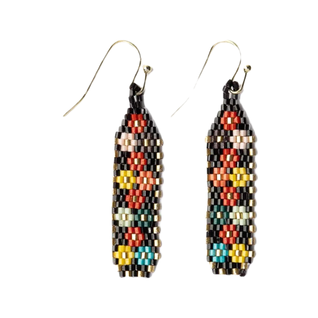 Black Nadia Petite Luxe Earrings Ink & Alloy Jewelry - Earrings