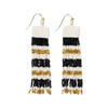 Black/White Billie Earrings Ink & Alloy Jewelry - Earrings