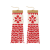 Holiday Red Lauren Earrings Ink & Alloy Jewelry - Earrings