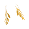 Leaf Dimensional Threader Zoe Threader Earrings Ink & Alloy Jewelry - Earrings