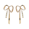 Ribbon Bow (LG) Katie Earrings Ink & Alloy Jewelry - Earrings