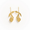 Suki Tulip threader Brass Earrings Ink & Alloy Jewelry - Earrings