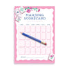 Mahjong Scorecard Notepad Inklings Paperie Books - Blank Notebooks & Journals - Notepads
