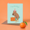Capy Birthday Capybara Birthday Card Inklings Paperie Cards - Birthday