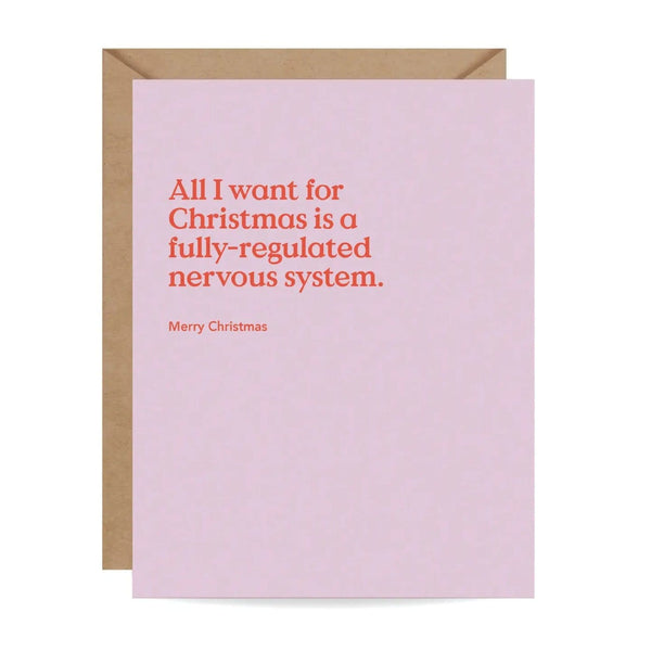All I Want For Christmas Christmas Card Inklings Paperie Cards - Holiday - Christmas