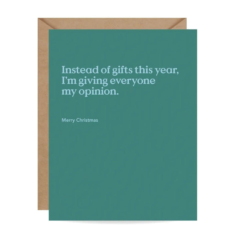 Instead Of Gifts Christmas Card Inklings Paperie Cards - Holiday - Christmas