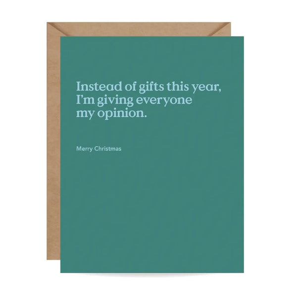 Instead Of Gifts Christmas Card Inklings Paperie Cards - Holiday - Christmas