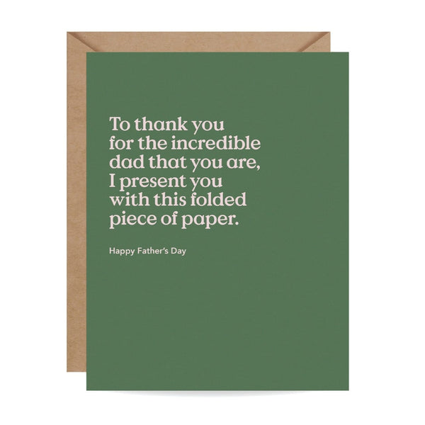 Incredible Dad Father's Day Card Inklings Paperie Cards - Holiday - Father's Day