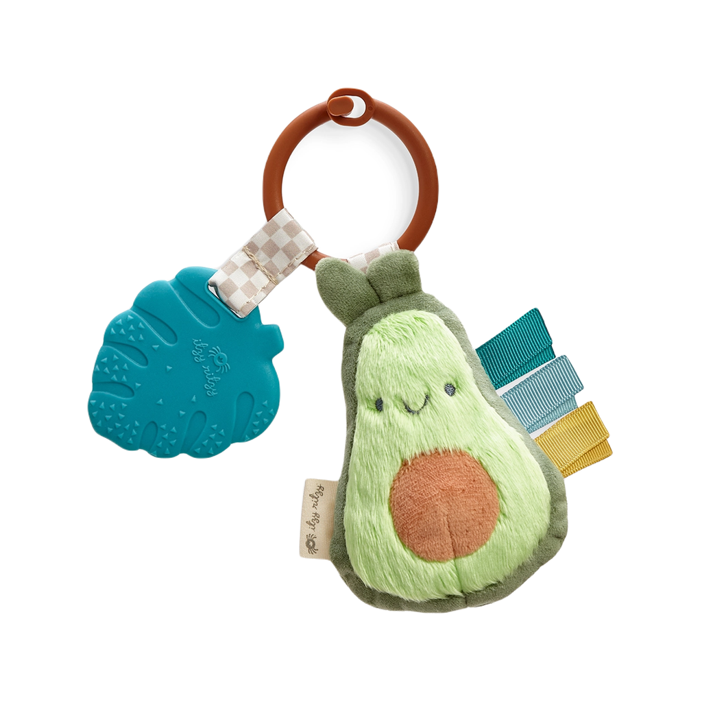 Avocado Itzy Pal Plush And Teether Itzy Ritzy Baby & Toddler - Baby Toys & Activity Equipment