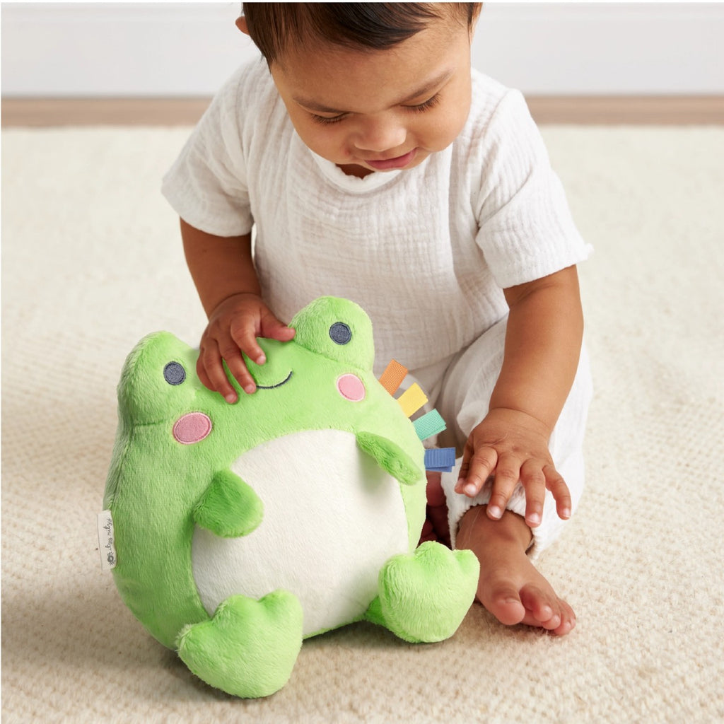 Frog Sweetie Snuggles Plush Itzy Ritzy Baby & Toddler - Baby Toys & Activity Equipment