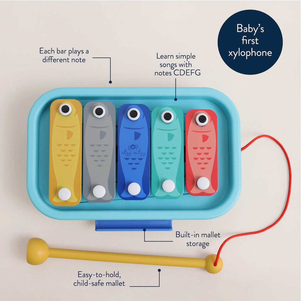 Itzy Music School Xylophone Itzy Ritzy Baby & Toddler - Baby Toys & Activity Equipment