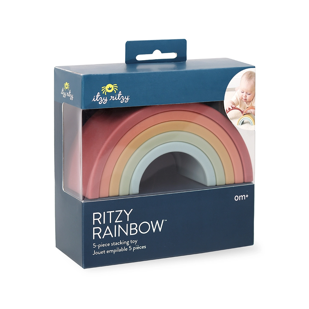 Ritzy Rainbow&trade; Stacking Toy Itzy Ritzy Baby & Toddler - Baby Toys & Activity Equipment