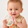 Goose Bitzy Shake Silicone Teether With Rattle Itzy Ritzy Baby & Toddler - Pacifiers & Teethers