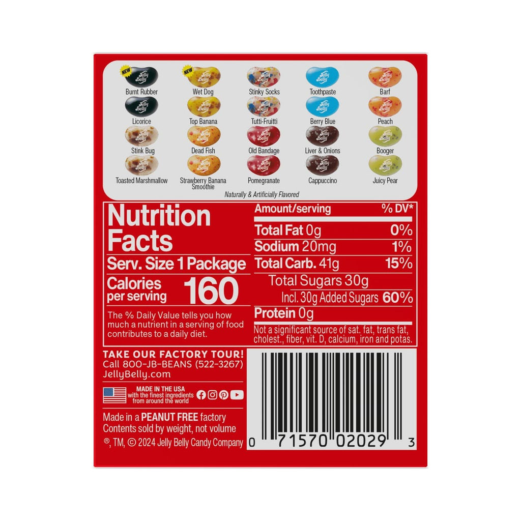 Jelly Belly BeanBoozled Naughty or Nice Mini Box Jelly Belly Candy, Chocolate & Gum - Holiday
