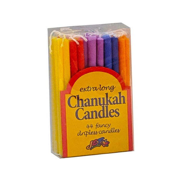 Tall Rainbow Hanukkah Candles Jewish Educational Toys Holiday