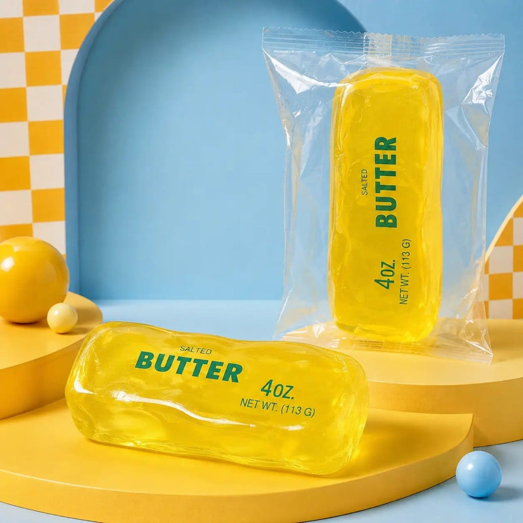 Butter Bar Vaseline-Like Clear Squishy Stress Fidget Bar K Wonderland Toys & Games