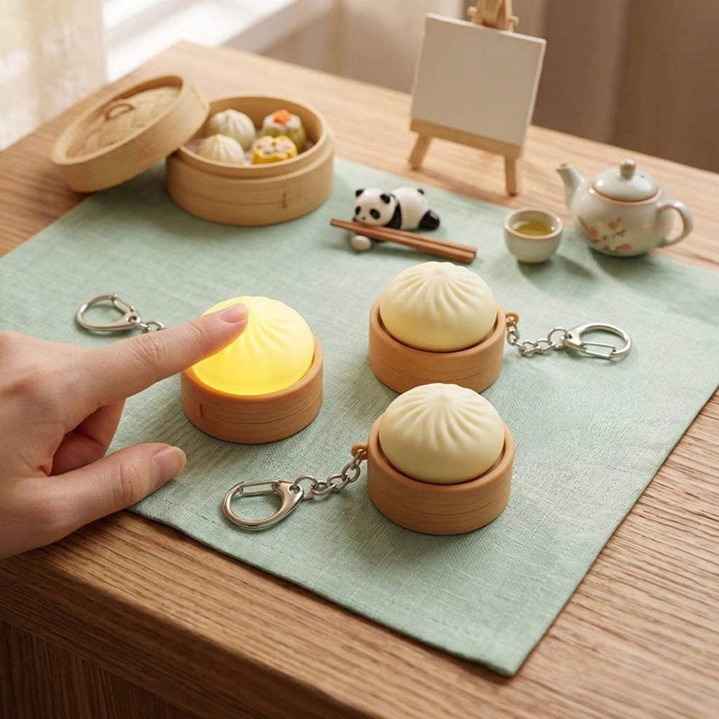 Dumpling LED Clicker Keyring K Wonderland Toys & Games