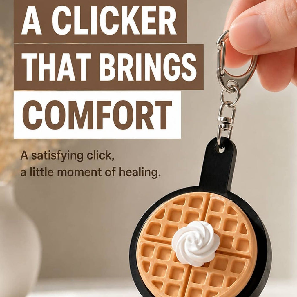 Korean Cafe Style Stress Relief Clicker Keyring K Wonderland Toys & Games