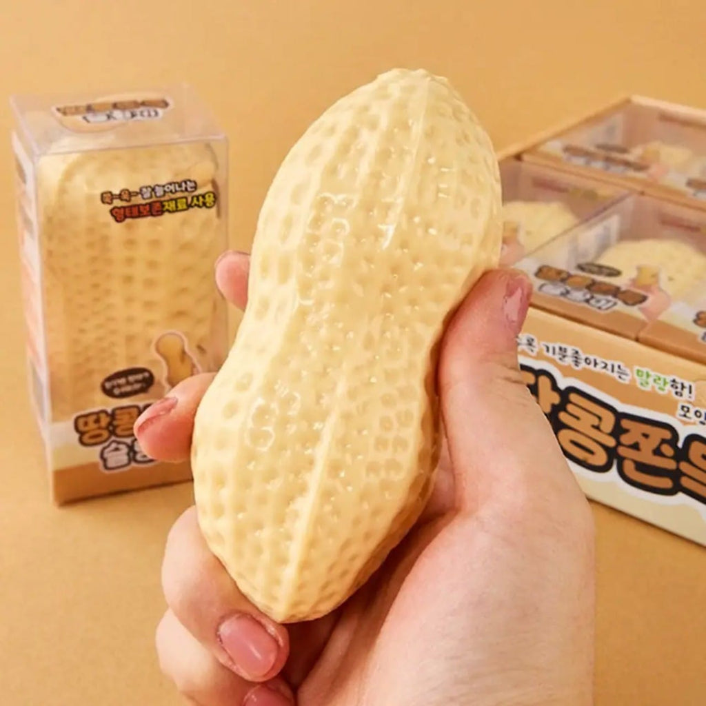 Peanut Mochi Squishy Stress Relief Toy K Wonderland Toys & Games