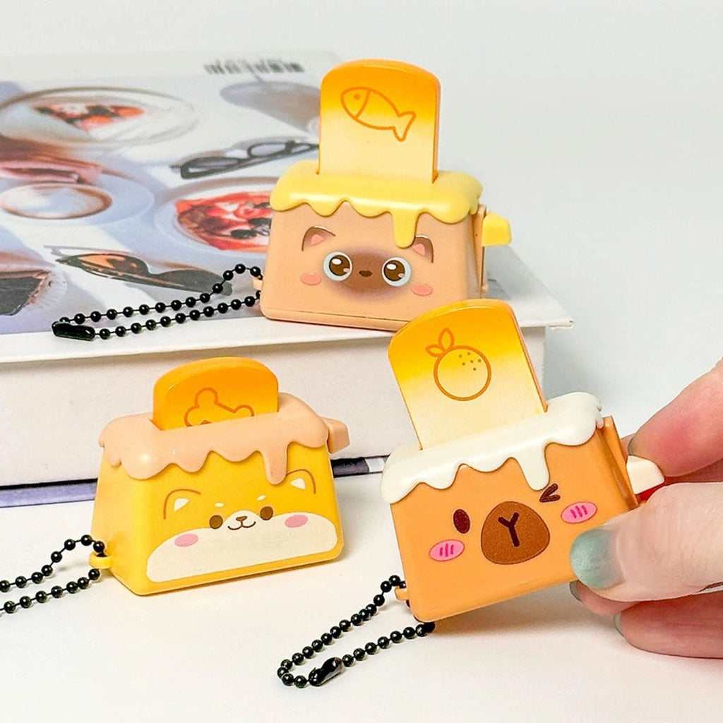 Pop Up Toast Toaster Clicker Keychain K Wonderland Toys & Games