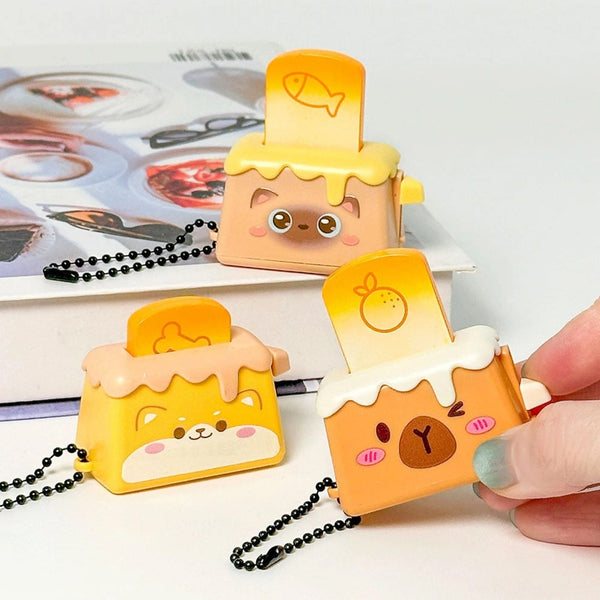 Pop Up Toast Toaster Clicker Keychain K Wonderland Toys & Games