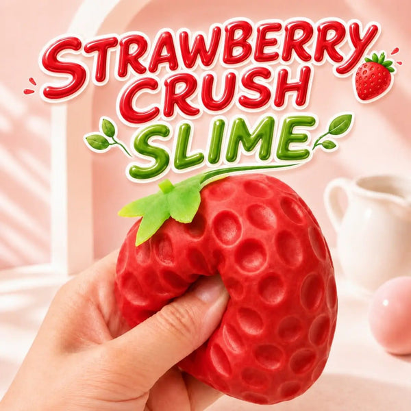 Strawberry Crunch Squishy Toy K Wonderland Toys & Games