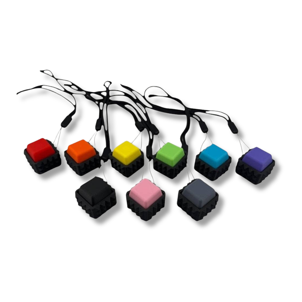 Spiky Mechanical Keyboard Fidget Toy Keychain Kahn Creations Toys & Games - Fidget Toys