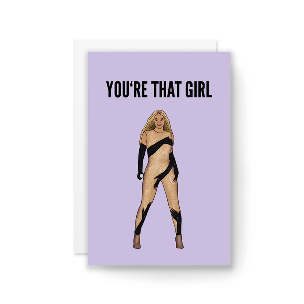 That Girl Blank Card Kaleidadope Cards - Any Occasion
