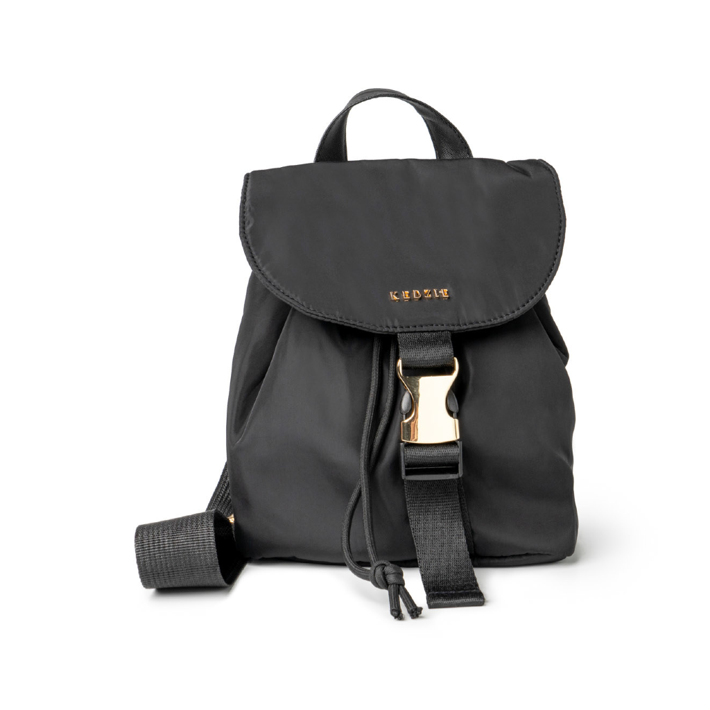 Black Kedzie Mali Convertible Backpack Bag Kedzie Apparel & Accessories - Bags - Handbags & Wallets