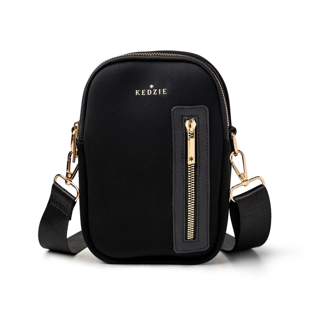 Black Kedzie® Sloane Convertible Sling Kedzie Apparel & Accessories - Bags - Handbags & Wallets