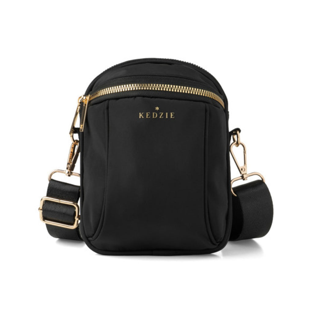 Black Midtown Crossbody Bag Kedzie Apparel & Accessories - Bags - Handbags & Wallets