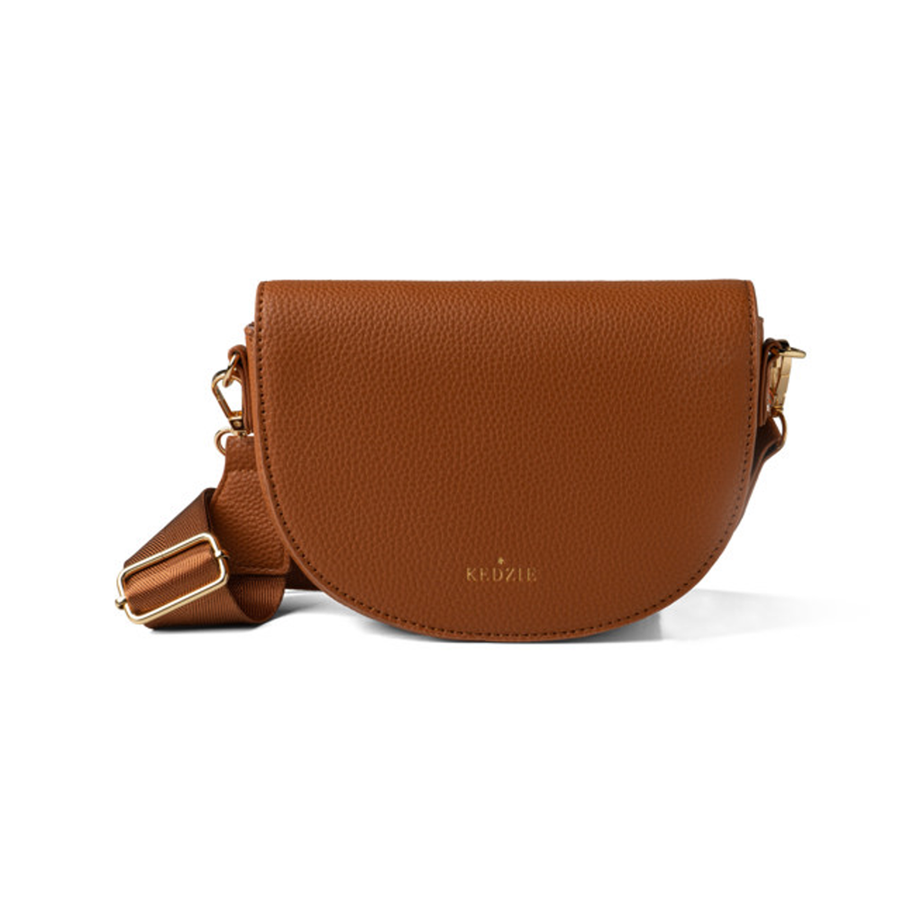 Chestnut Luna Crossbody Bag Kedzie Apparel & Accessories - Bags - Handbags & Wallets