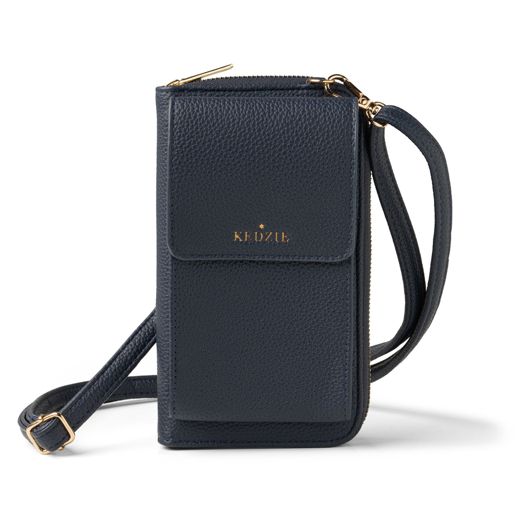 Navy Eclipse Smartphone Crossbody Bag Kedzie Apparel & Accessories - Bags - Handbags & Wallets